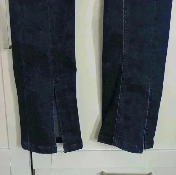 DEX | Ella Super Skinny High  Rise Split Hem Dark Wash Jeans Size 26 - Picture 6 of 7
